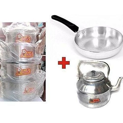 Picasso Cooking Pots Set of 4 with Kettle and Frying Pan